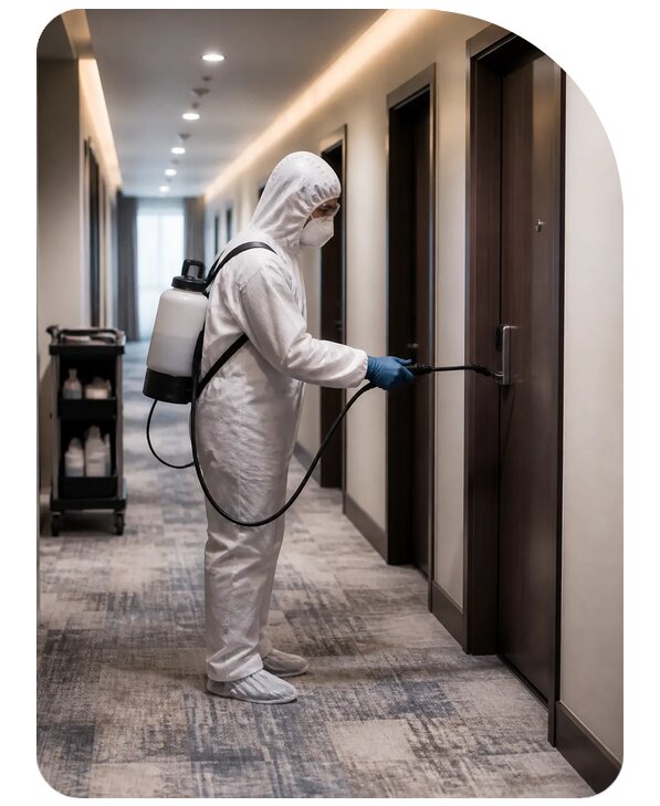 Дезинфекция гостиницы в Сарапуле по цене от 5162 р. | Сенат-Срл